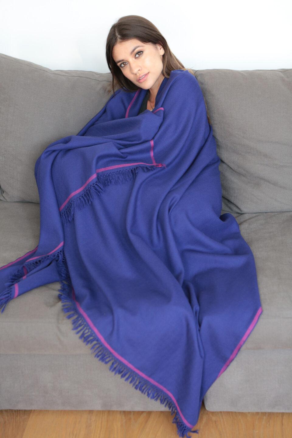 Cesco Wrap Me Up in Love Merino Throw Blanket - likemary