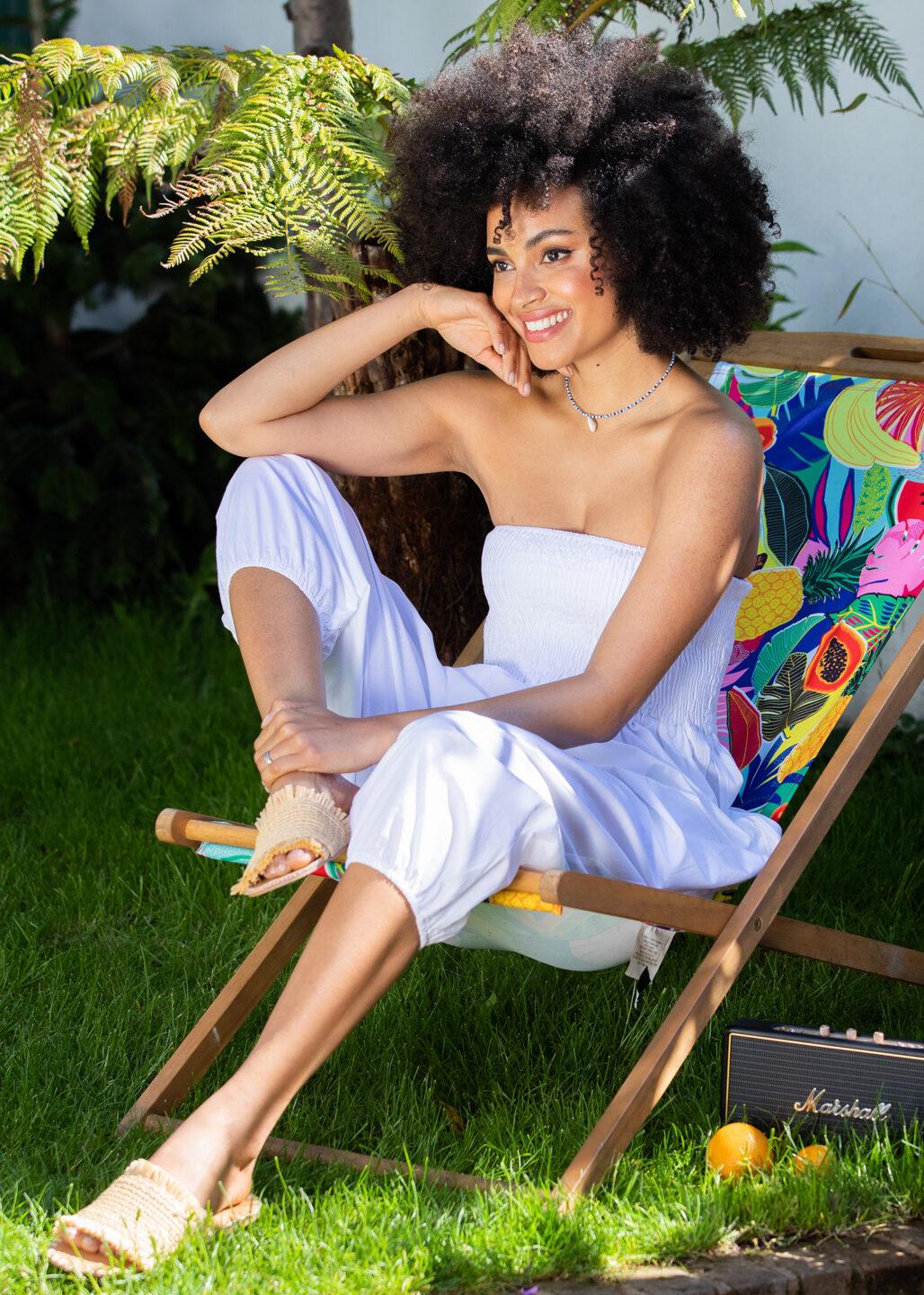 Convertible Cotton 2 - in - 1 Jumpsuit & Harem Pants – Capri Length White - likemary