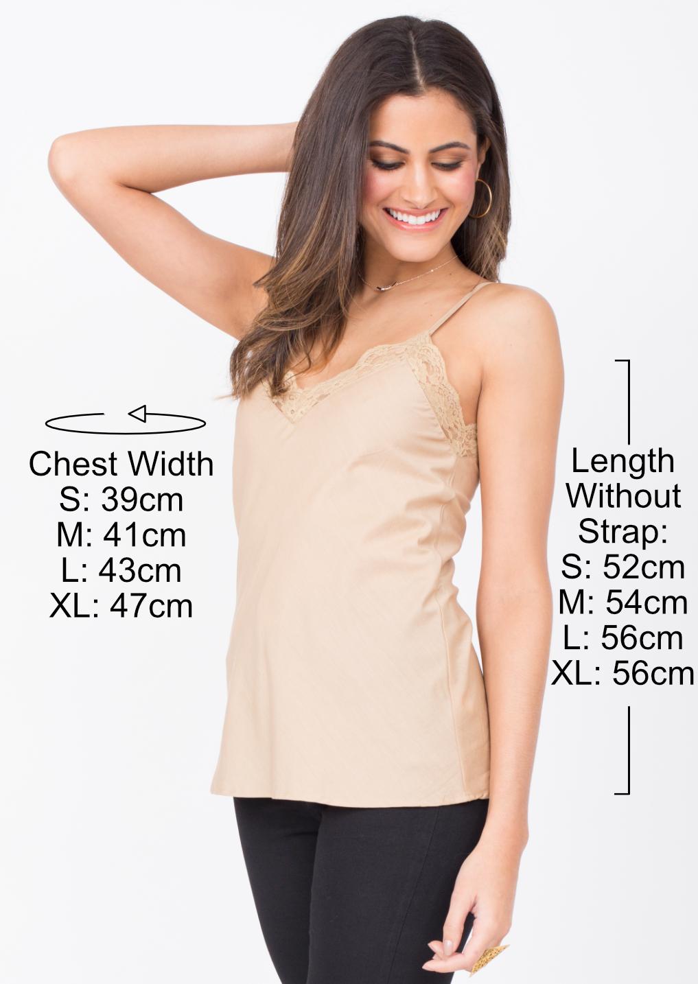 Cotton Silk Lace Camisole Cami Nude - likemary