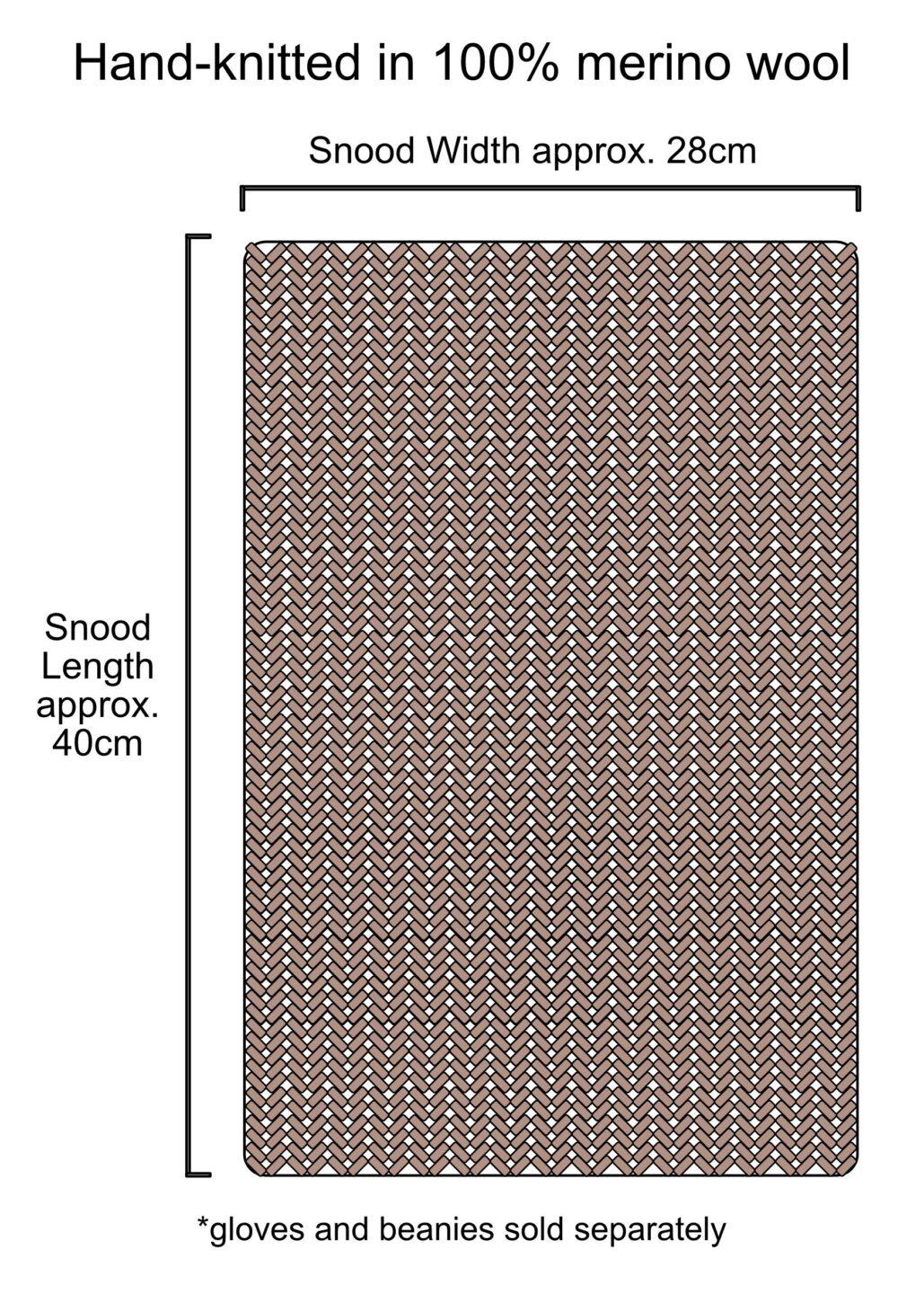 Men's Infinity Snood Scarf Merino Wool Camo Green - likemary