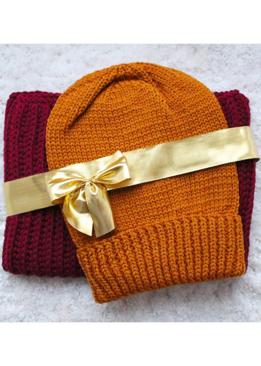 Mustard Yellow Merino Slouchy Beanie Men - Ethically Handmade - likemary