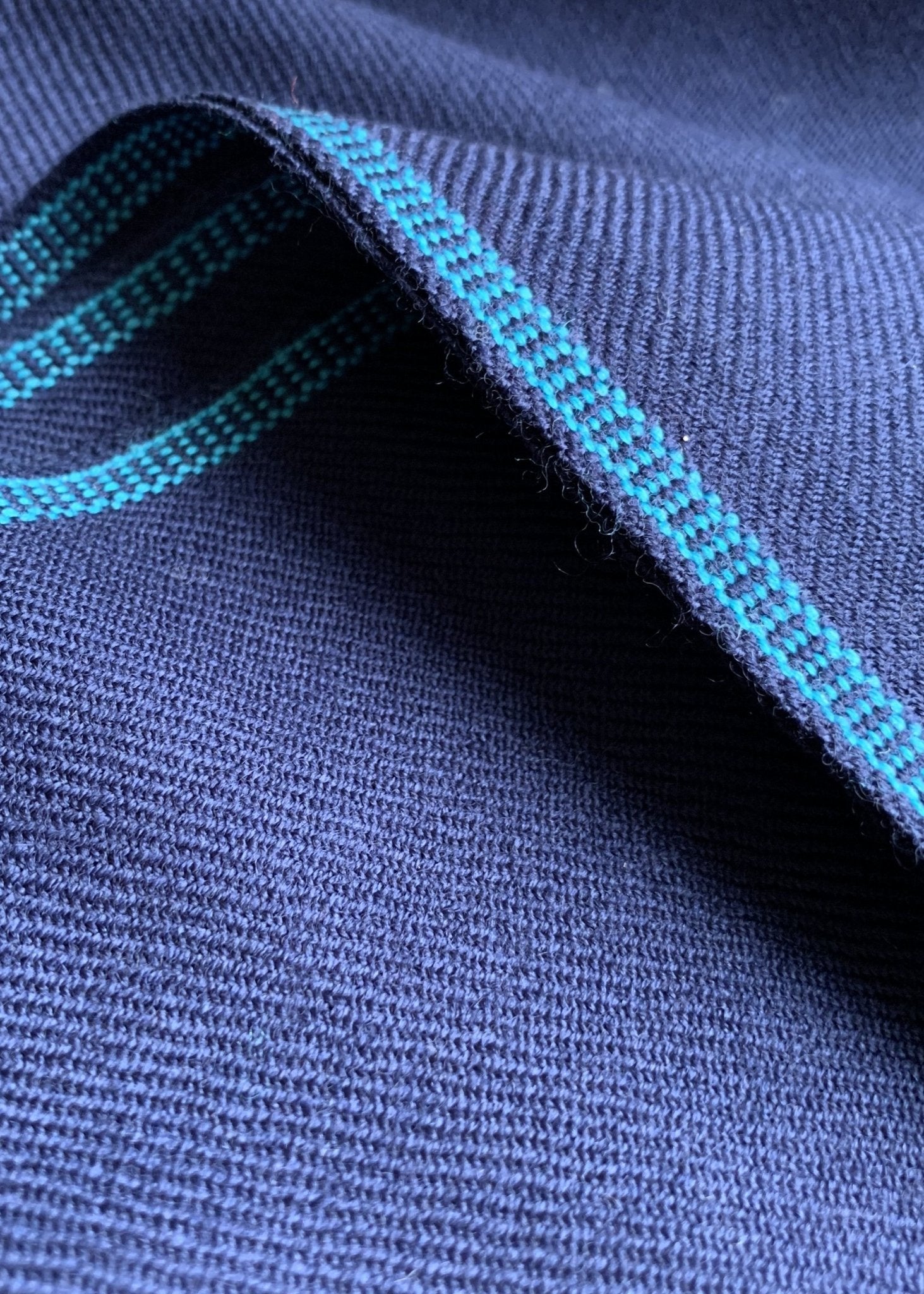 Merino Wool Shawl – Oversized Wrap for Women in Navy Blue - likemary