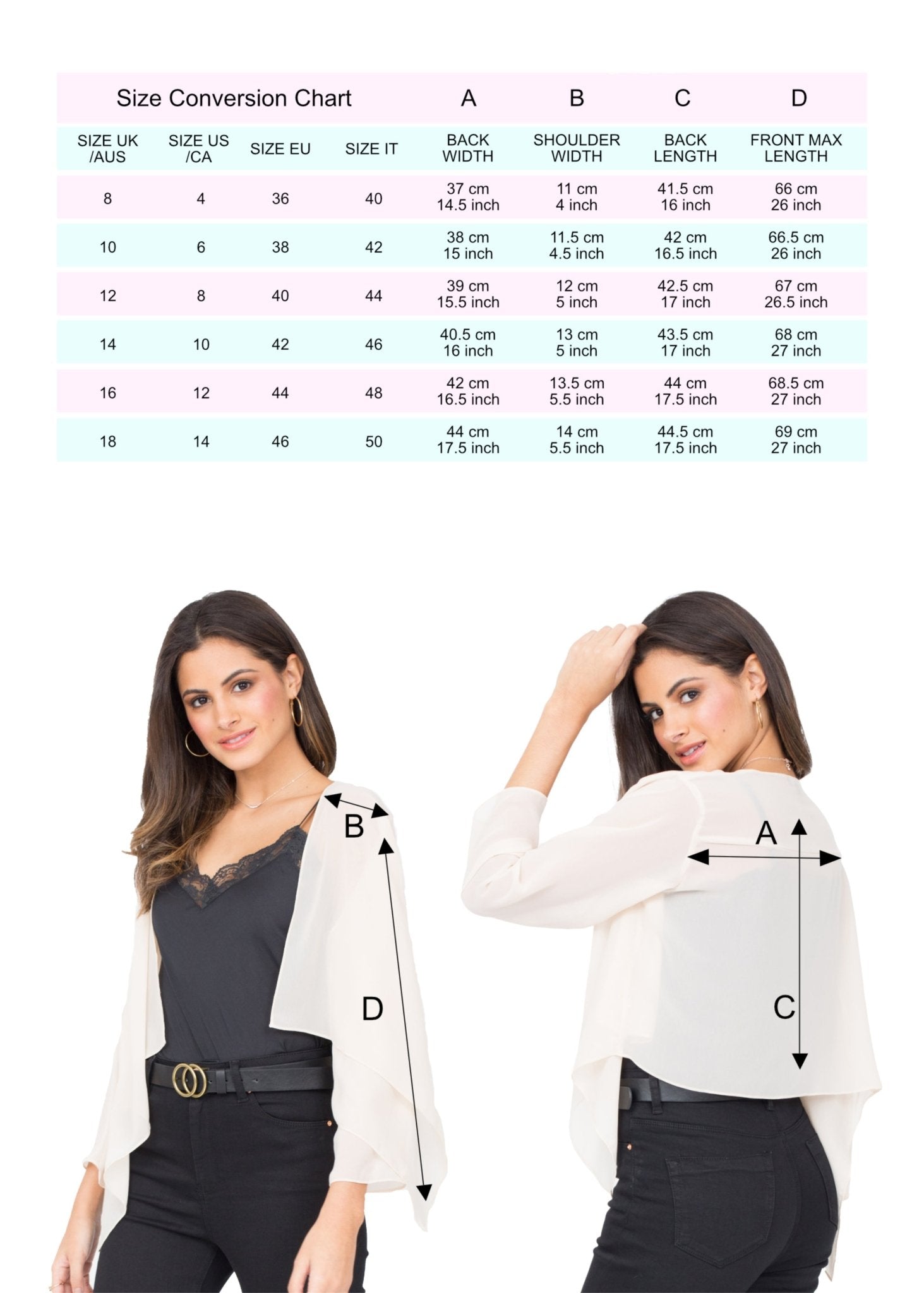 Sheer Chiffon Shrug Bolero Nude - likemary