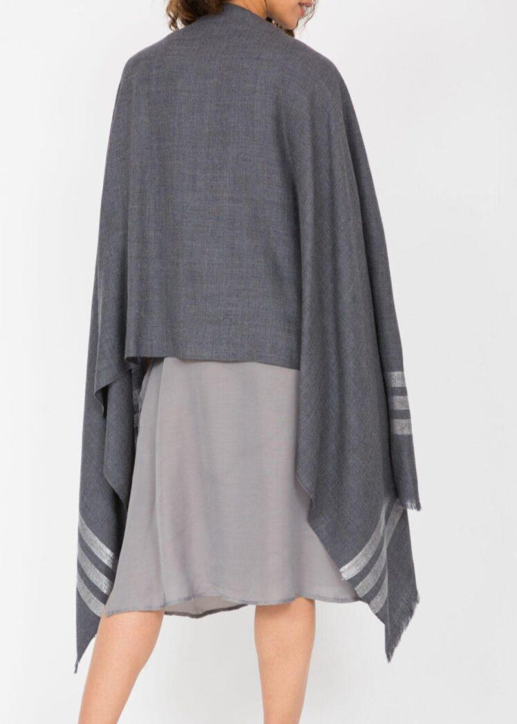 Sparkle in a Scarf Oversize Silver 72 x200cm - likemary